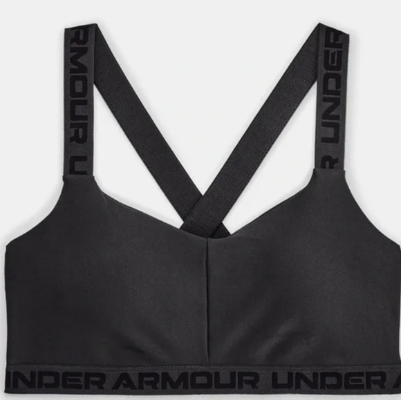 Under Armour Black Criss Cross Back Sports Bra - Picture 1 of 6